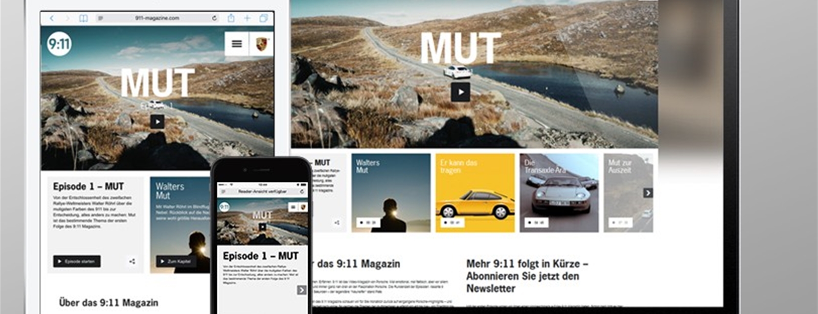 Porsche lanceert het online 9:11 magazine.